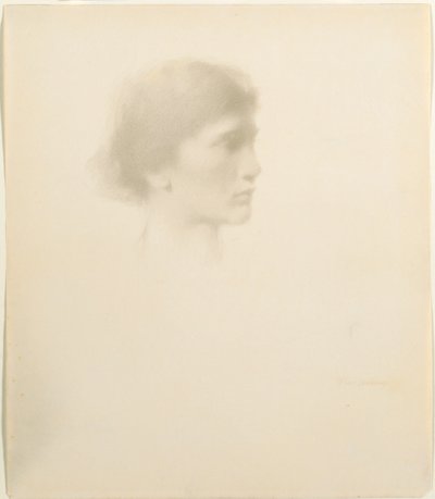 Testa di una donna, 1894 o dopo da Thomas Wilmer Dewing