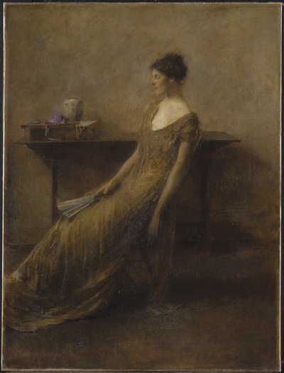 La signora in oro, c.1912 da Thomas Wilmer Dewing