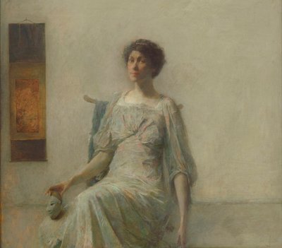 Signora con maschera, 1911 da Thomas Wilmer Dewing
