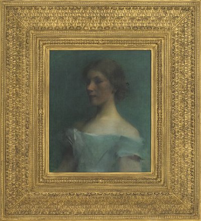 Ritratto in blu, 1898 da Thomas Wilmer Dewing