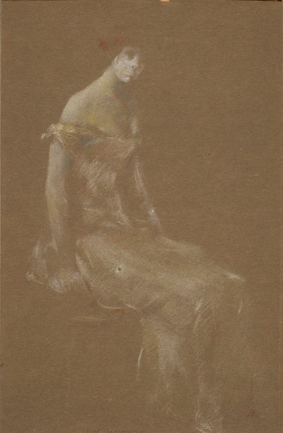 Ritratto di una Signora in Rosa #3 da Thomas Wilmer Dewing