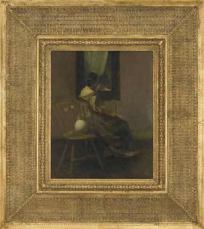 Lo specchio, 1907 da Thomas Wilmer Dewing