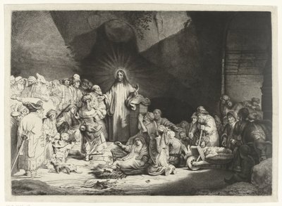 Cristo predicante (La stampa dei cento fiorini) da Thomas Worlidge