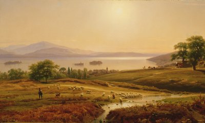 Mattina sul Lago Maggiore da Thomas Worthington Whittredge