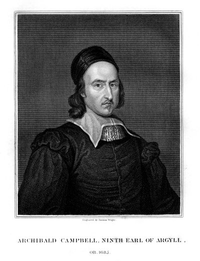 Archibald Campbell, 9º Conte di Argyll, statista, 1828 da Thomas Wright