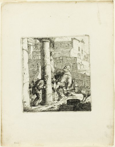 Il mendicante cieco ingannato da Lazarillo da Thomas Wyck