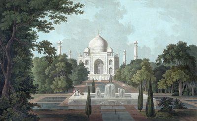 Veduta del Taj Mahal da Thomas und William Daniell