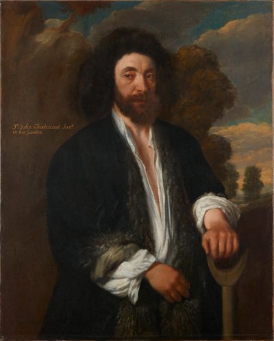 John Tradescant il Giovane come giardiniere da Thomas de Critz