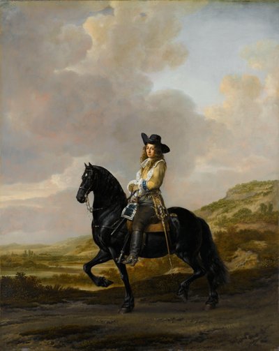 Pieter Schout a cavallo da Thomas de Keyser