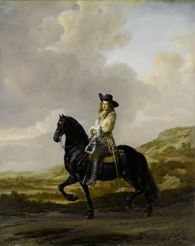 Pieter Schout a Cavallo, 1660 da Thomas de Keyser