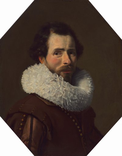 Ritratto di un gentiluomo con un colletto elaborato, 1627 da Thomas de Keyser