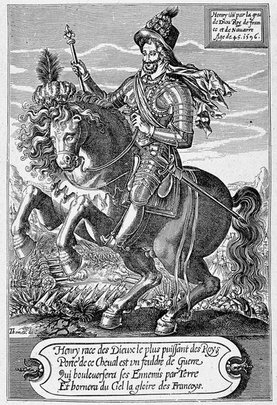 Ritratto di Enrico IV (1553 - 1610) (a cavallo) all
