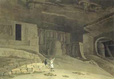 Parte delle grotte di Kanaree, Salsette, tavola 62 da 