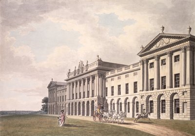 Veduta di Heveningham Hall nel Suffolk, la sede di Sir Gerrard Vanneck, XVIII secolo da Thomas van der Wilt