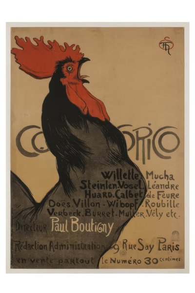 Cocorico da Théophile-Alexandre Steinlen