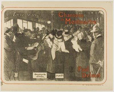 Canzoni da Montmartre da Théophile Alexandre Pierre Steinlen