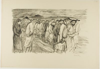 Uscire dalla miniera da Théophile Alexandre Pierre Steinlen