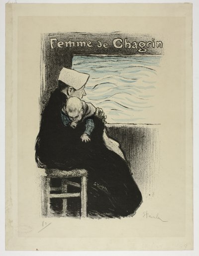 La donna del dolore da Théophile Alexandre Pierre Steinlen