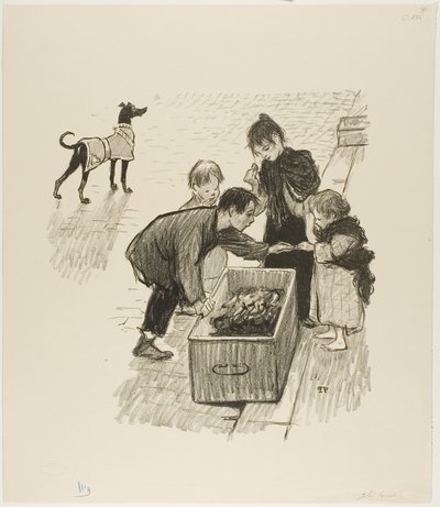 Alta società! da Théophile Alexandre Pierre Steinlen