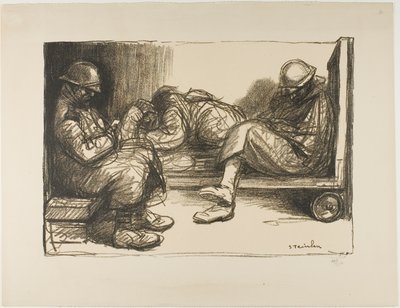 In panchina da Théophile Alexandre Pierre Steinlen