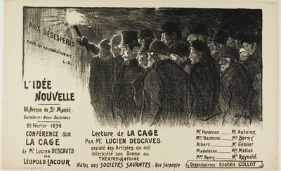 La nuova idea da Théophile Alexandre Pierre Steinlen