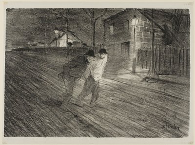 Rue Caulincourt da Théophile Alexandre Pierre Steinlen