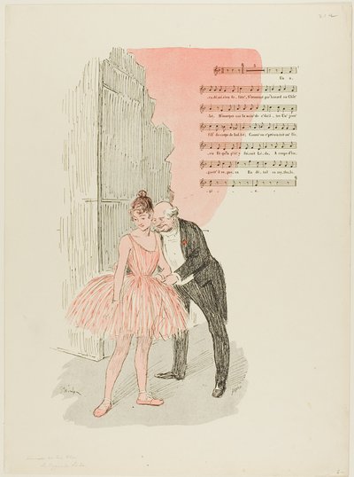 Leda e il cigno da Théophile Alexandre Pierre Steinlen