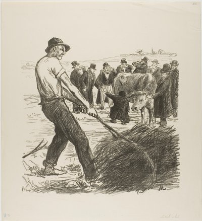 Mucca da latte da Théophile Alexandre Pierre Steinlen
