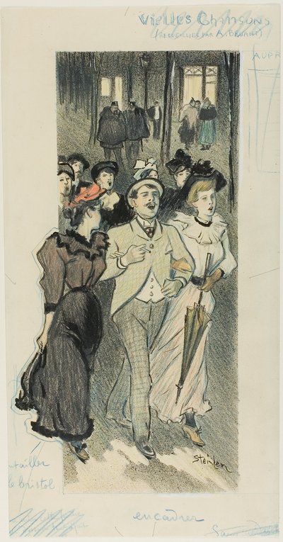 Vecchie canzoni da Théophile Alexandre Pierre Steinlen