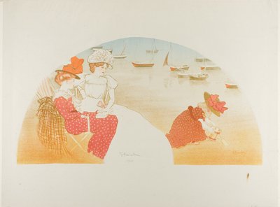Sulla spiaggia da Théophile Alexandre Pierre Steinlen