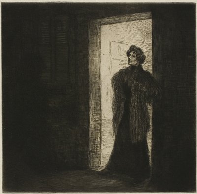 Sulla soglia da Théophile Alexandre Pierre Steinlen