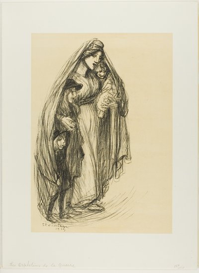Orfani di guerra da Théophile Alexandre Pierre Steinlen
