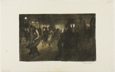 Parigi, notte da Théophile Alexandre Pierre Steinlen
