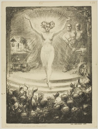 Programma di una matinée al Trocadéro da Théophile Alexandre Pierre Steinlen