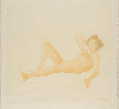 Donna reclinata da Théophile Alexandre Pierre Steinlen