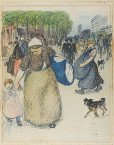Scena di strada da Théophile Alexandre Pierre Steinlen