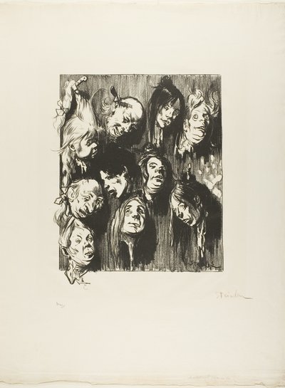 Dieci assassinii per un centesimo da Théophile Alexandre Pierre Steinlen