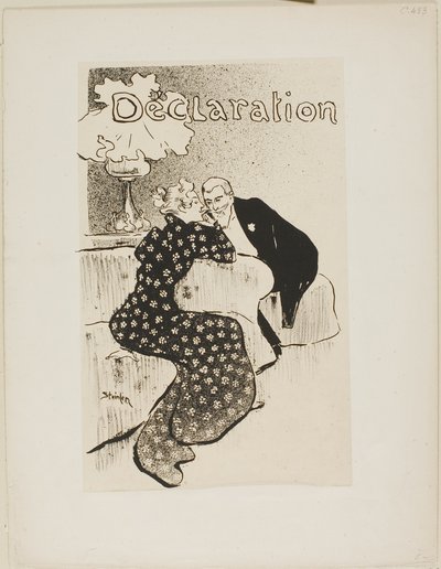 La Dichiarazione da Théophile Alexandre Pierre Steinlen