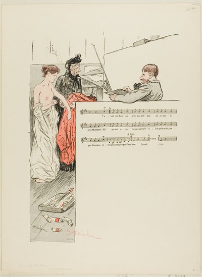 Il piccolo modello da Théophile Alexandre Pierre Steinlen