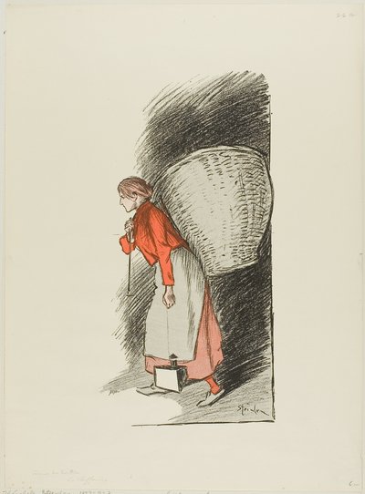 Il raccoglitore di stracci da Théophile Alexandre Pierre Steinlen