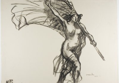 La Repubblica ci chiama..., piatto numero quindici di Actualités da Théophile Alexandre Pierre Steinlen
