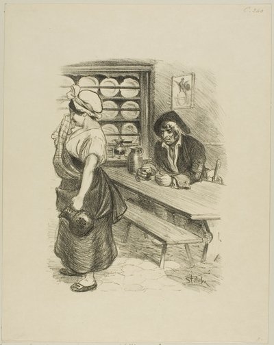 Il ritorno del marinaio da Théophile Alexandre Pierre Steinlen