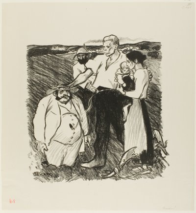 Domani! da Théophile Alexandre Pierre Steinlen
