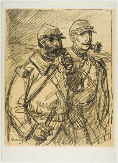 Due soldati da Théophile Alexandre Pierre Steinlen