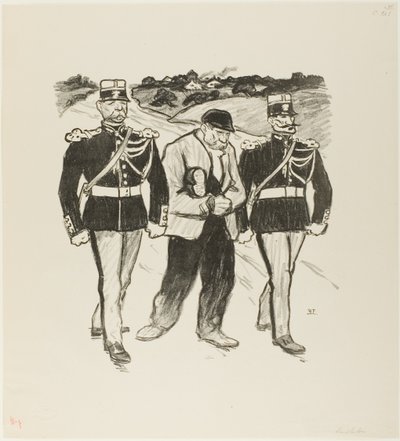 Senza un centesimo da Théophile Alexandre Pierre Steinlen