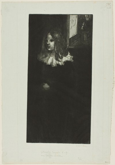 Ragazza con colletto bianco da Théophile Alexandre Pierre Steinlen