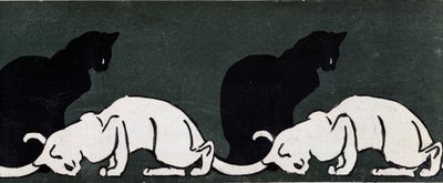 Gatti di Steinlen da Théophile Alexandre Steinlen