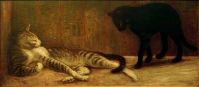 Gatto e gatta da Théophile Alexandre Steinlen
