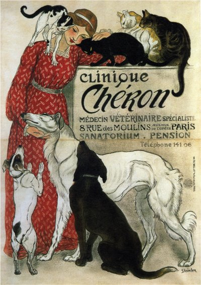 Clinique Chéron, 1905 da Théophile Alexandre Steinlen