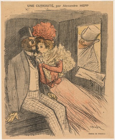 Gil Blas Illustré: Una curiosità, di Alexandre Hepp da Théophile Alexandre Steinlen